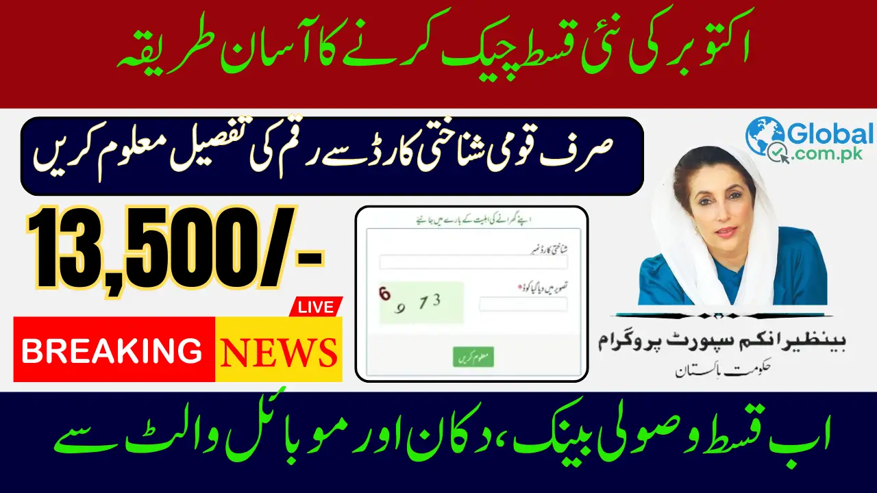 BISP 8171 Web Portal October 2025 Update Step-by-Step Payment Check Procedure