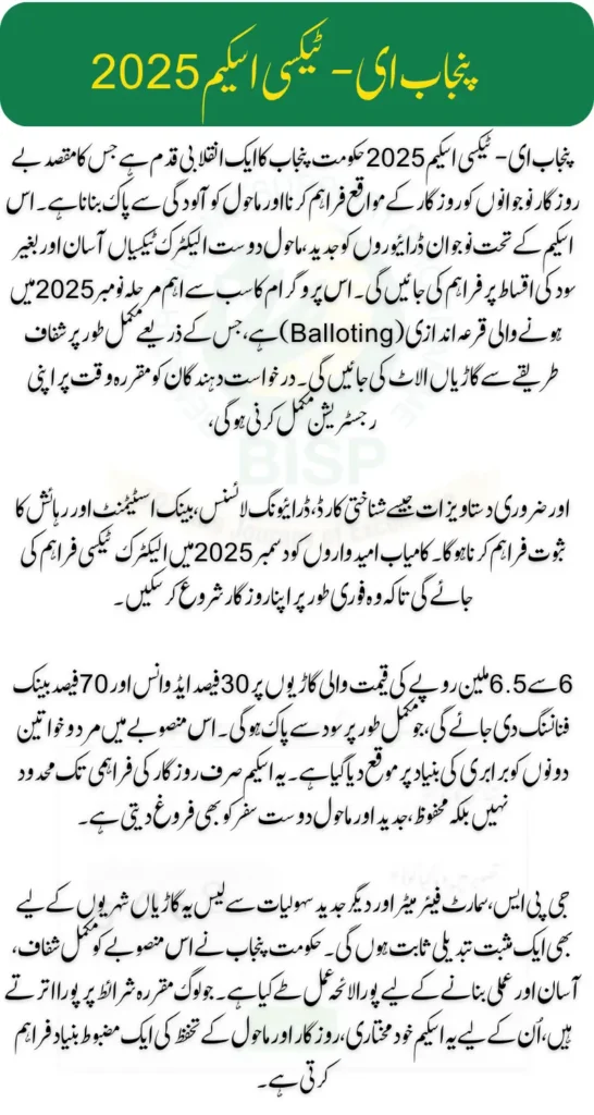 Punjab E-Taxi Scheme Balloting Date & Check Documents Required for Registration