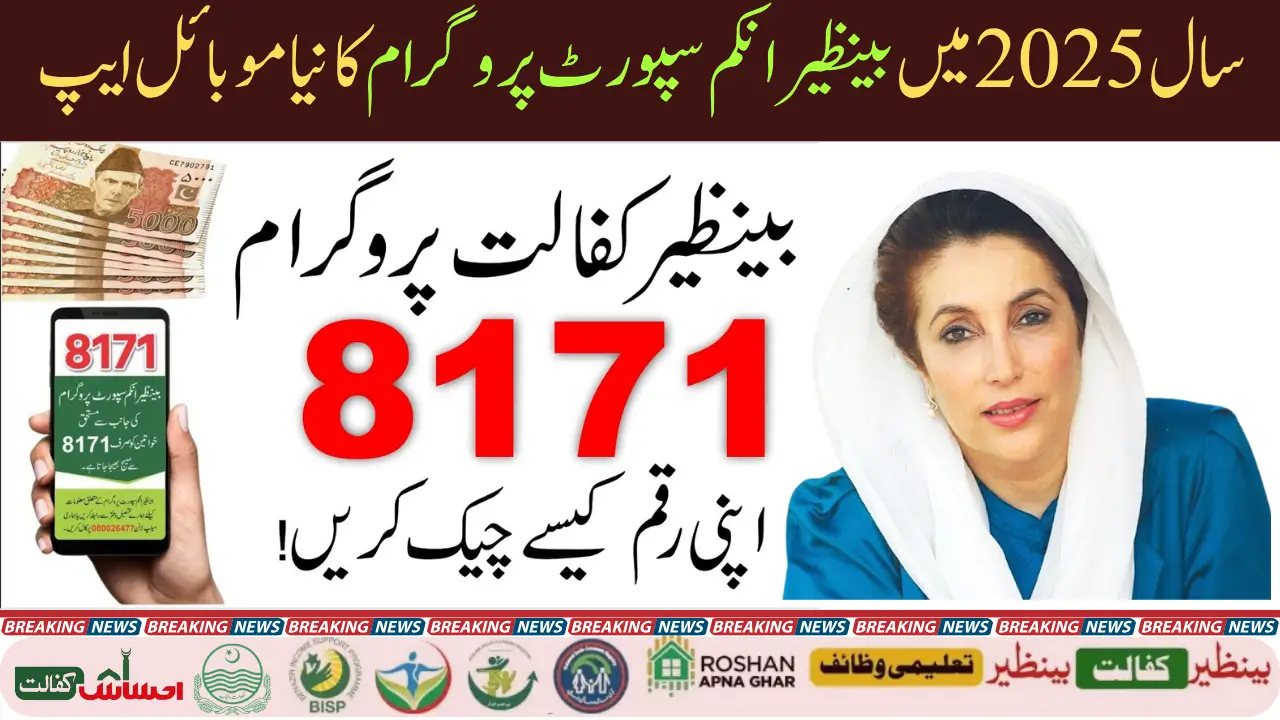 8171 Benazir Income Support Program App Download Procedure Details 2025
