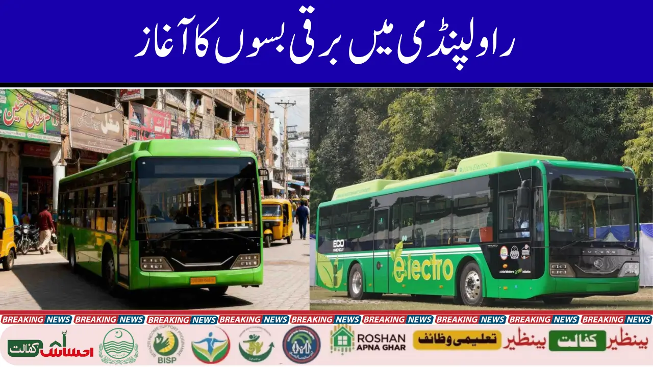 Rawalpindi Launches Electric Bus New Routes Punjab